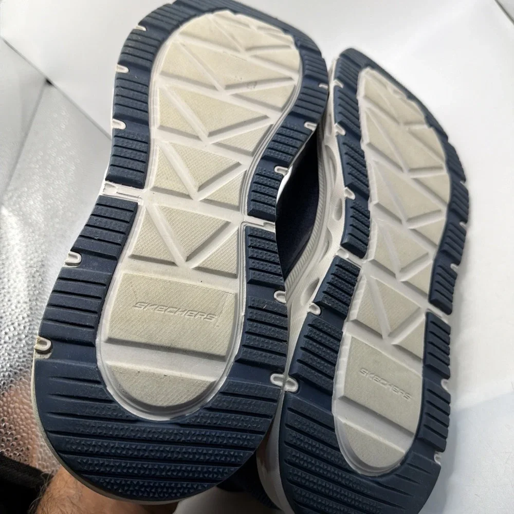 Skechers hands-free swift Fit men's Slip On Navy No Bending Shoe. Size 13